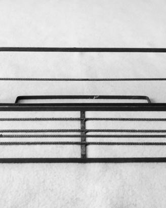 PORTAVASO FIORIERA DA BALCONE IN FERRO BATTUTO