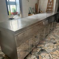 Banco frigo in acciaio