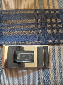 Fermasoldi Montblanc originale in acciaio