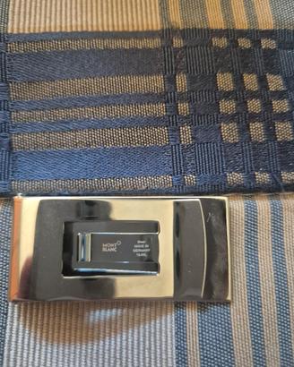 Fermasoldi Montblanc originale in acciaio