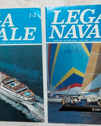 Fascicoli 1-2 e 10 della rivista "Lega Navale".