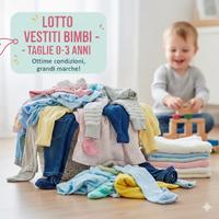 Lotto abbigliamento bimbo/a