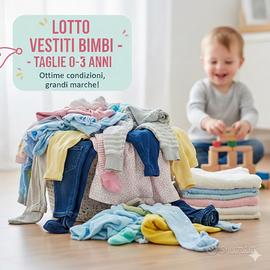 Lotto abbigliamento bimbo/a