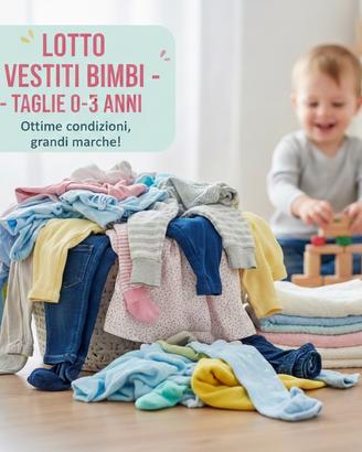 Lotto abbigliamento bimbo/a