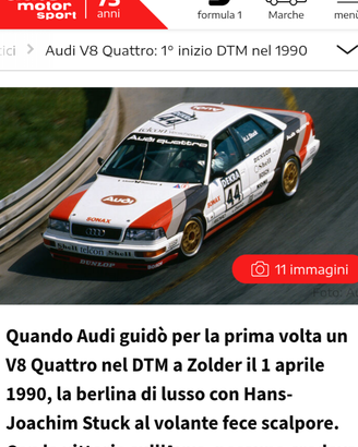 AUDI V8 3,6 cat QUATTRO, 32v, mod pt44 - 1989