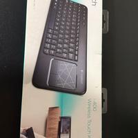 Logitech k400 tastiera wireless touch nuova 100%