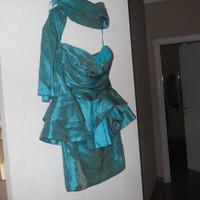 Pierre cardin abito verde da cerimonia 44