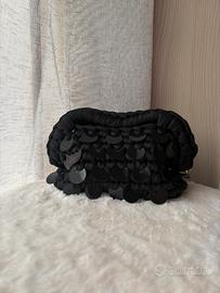 clutch bag con paillettes