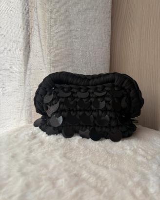 clutch bag con paillettes