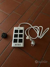 Ciabatta multipresa prese tipo americane e USB