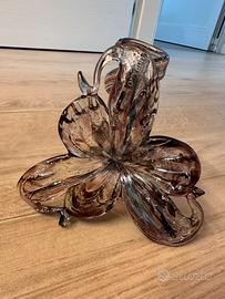 Portacandela vetro murano