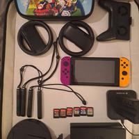 Switch completa di giochi e optional