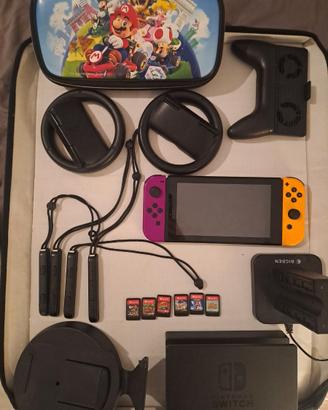 Switch completa di giochi e optional