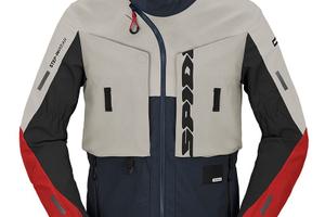 Giacca Spidi Frontier bianco rosso blu