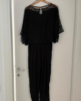 Tuta intera ZARA in viscosa e pizzo