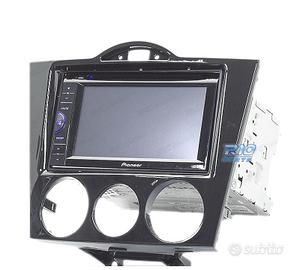 CORNICE NERA LUCIDA RADIO 2-DIN PER MAZDA RX-8 03-