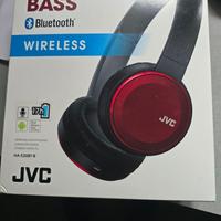 nuove  cuffia deep bass wireless jvc HA-S30BT-R