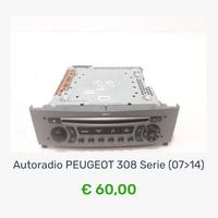 autoradio originale 308