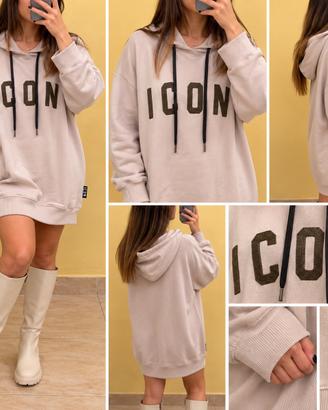 Maxi felpa mini dress Icon XS