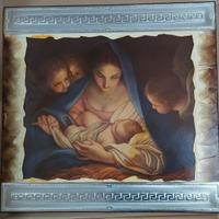 quadro capezzale Natività con 2 lastre argento 925