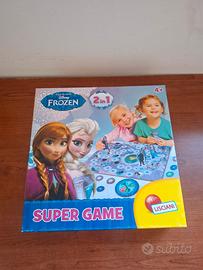 Disney Frozen Super Game 2 in 1 Lisciani COMPLETO