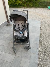 Passeggino e culla chicco grigio antracite