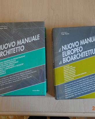 manuale dell'Architetto e manuale bioarchitettura