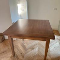 Tavolo legno quadrato allungabile 100x100