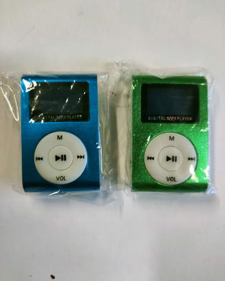 n. 2 lettore mp3 nuovi