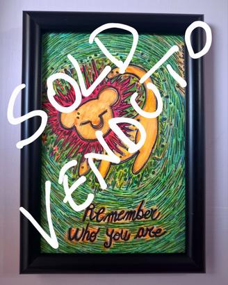 quadro simba, film Disney il re leone con cit