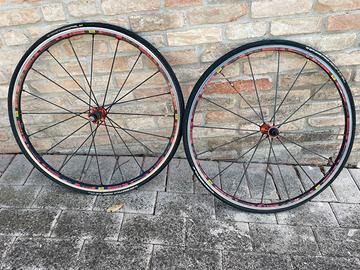 Coppia ruote bici da corsa Mavic Ksyrium ES
