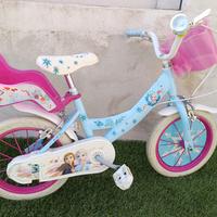 bicicletta bici bambina elsa frozen 12'