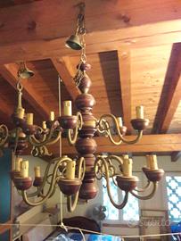 n. 8 lampadari vintage 