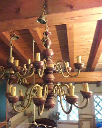 n. 8 lampadari vintage 