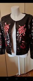 blazer L  elegante paillettes Jean Louis Francois