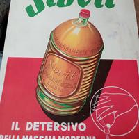 Pubblicità cartonata del 1954 