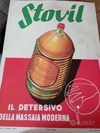 Pubblicità cartonata del 1954 