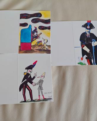 Cartoncini augurali o collezionare Carabinieri