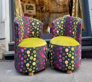 POLTRONCINA moderna velluto