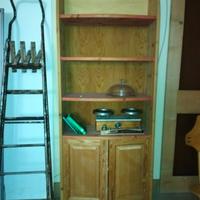 scaffali di legno massiccio abete