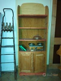 scaffali di legno massiccio abete