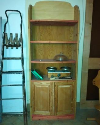 scaffali di legno massiccio abete