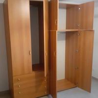 Armadio guardaroba in legno 225h cm