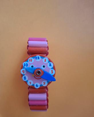 orologio legno per bambine