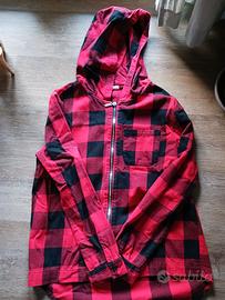 camicia lunga  a scacchi 