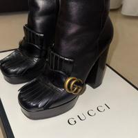 Stivale Gucci frange 38 nero