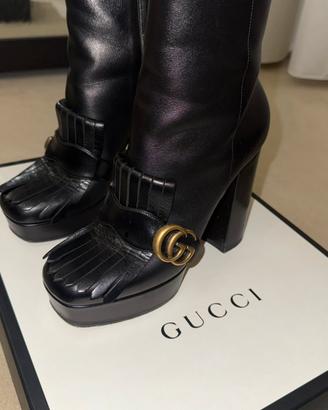 Stivale Gucci frange 38 nero