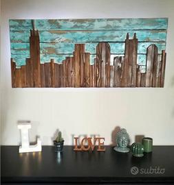 Quadro in legno fatto a mano