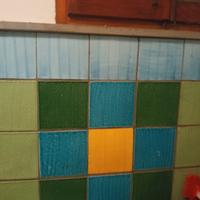 piastrelle cotto smaltate diversi colori, misure