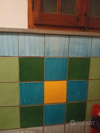 piastrelle cotto smaltate diversi colori, misure